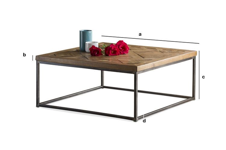 Produktdimensionen Couchtisch Queens