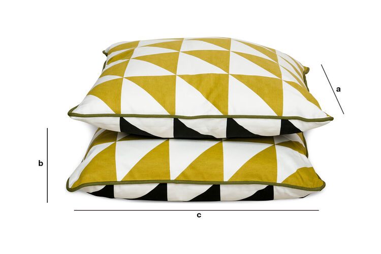 Dimensions du produit Coussin Norway curry