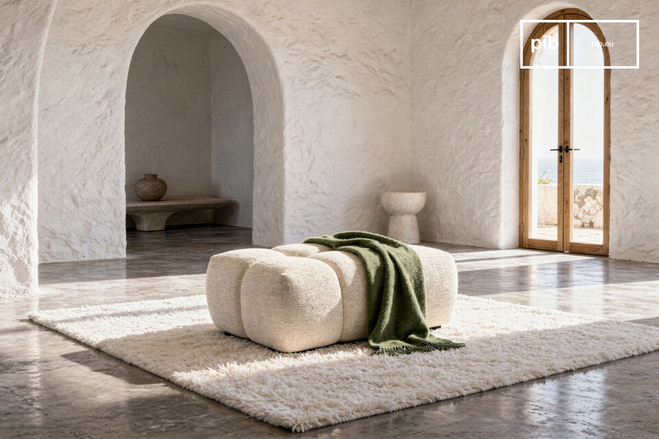 Seat extension or stand-alone comfort island.