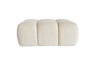 Cream fabric footrest Atoll