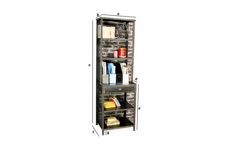 Dimensioni del prodotto Credenza con cassetto Pompéi