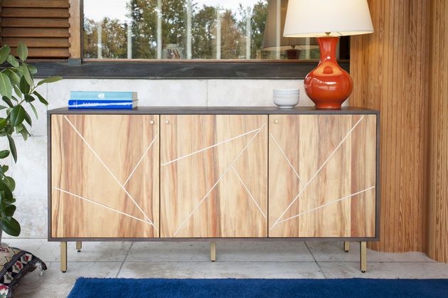 Buffet scandinavo in legno Linéa