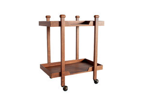 Credenza in noce su rotelle Vera