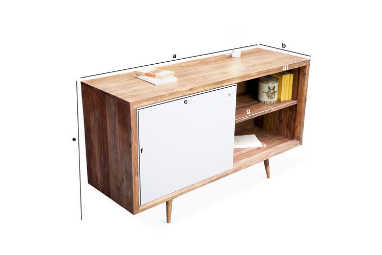 Dimensioni del prodotto Credenza Stockholm