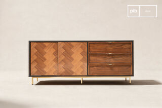 Dark wood buffet Neutra