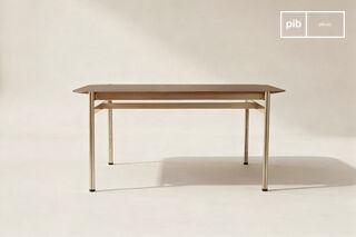 Dark wood dining table Aurora