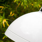 Die Stahlkette ist schön verarbeitet.