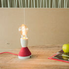 Retro-Lampe, inspiriert von den Fabriken zu Beginn des Jahrhunderts.