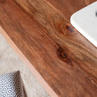 A beautiful varnished solid wood tray.