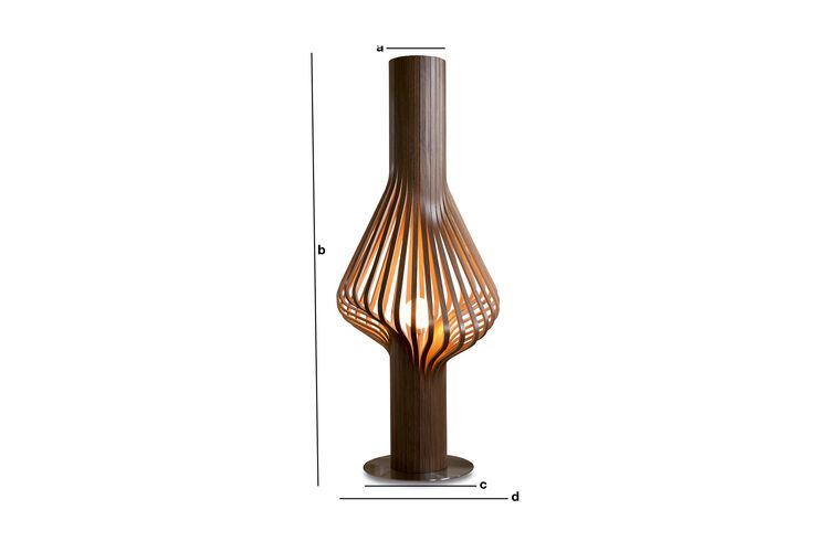 Productafmetingen Diva woonkamer lamp