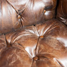 You will appreciate the comfort of its seat and especially its upholstered backrest in the typical