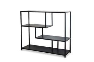 Zwarte metalen console Duvignac