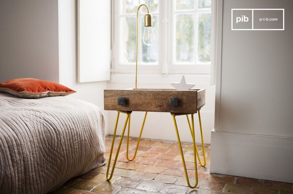 Wooden side table Edgar