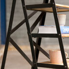 The rivets are left visible for a factory spirit.