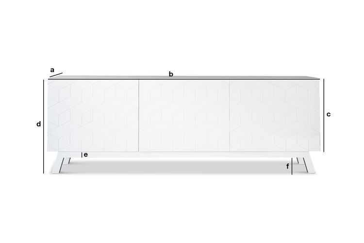 Dimensions du produit Enfilade Liam