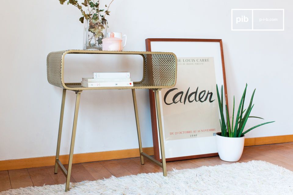 Gouden bijzettafel Enni