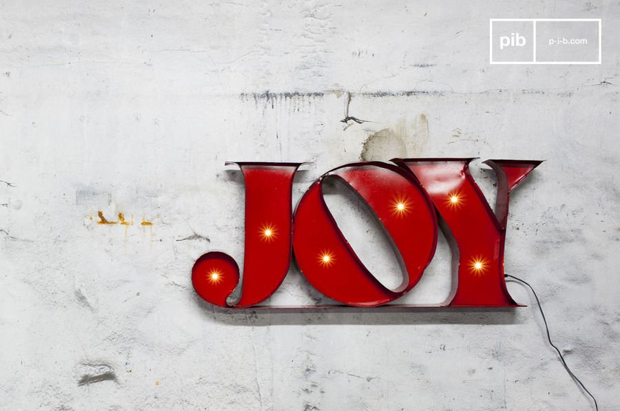 fEnseigne lumineuse Joy