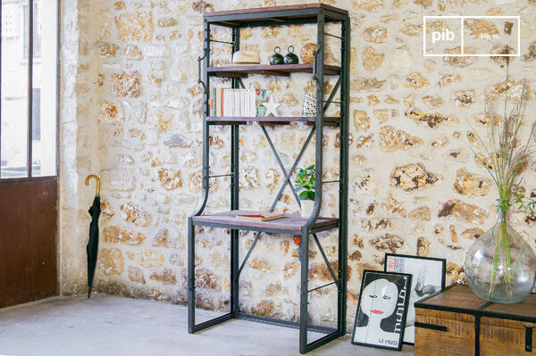 Funcional de doble propósito en un estilo industrial vintage