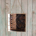 Espejo de pared retro para un hermoso efecto de profundidad.