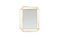 Miniatura Espejo de metal dorado Alma Clipped