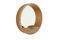 Miniatura Espejo redondo de madera clara Emily Clipped
