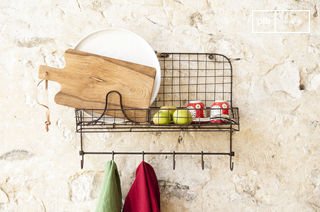 Estante de pared de metal