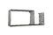 Miniatura Estante de pared de metal Tograx Clipped