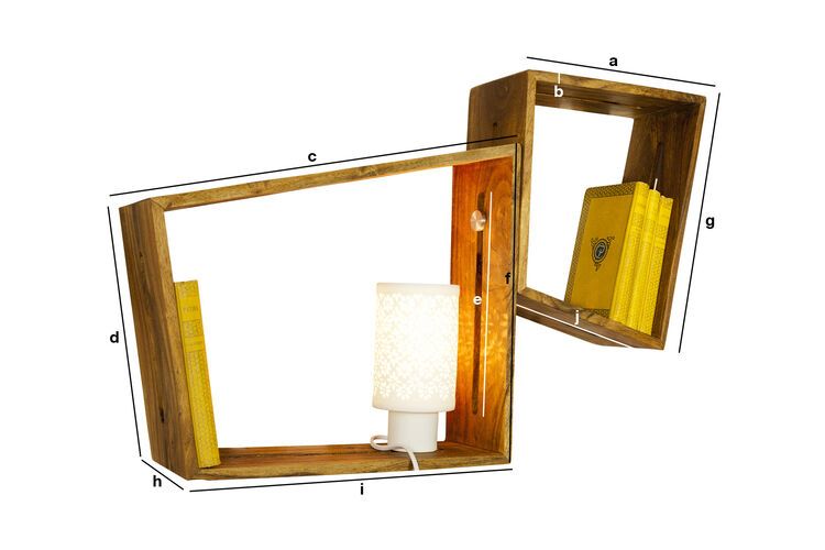 Dimensiones del producto Estantes de pared Stockholm