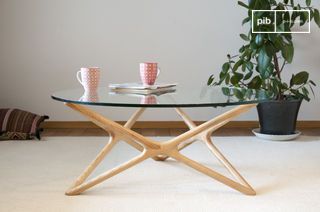 Estrella glazen salontafel