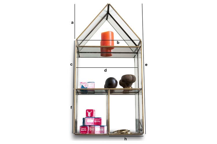 Dimensions du produit Etagère murale du Collectionneur