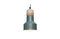 Miniatuur Groene metalen hanglamp Farnetta Productfoto