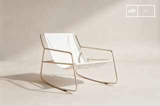 Fauteuil à bascule scandinave  Lund