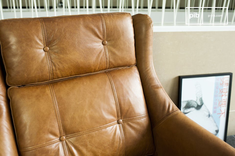 Le dossier d'assise est habilement segmenté pour une optimiser le confort.