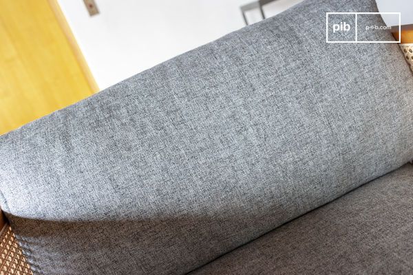 Des coussins déhoussables pour faciliter l'entretien.