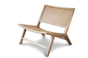 Fauteuil en cannage naturel Thisted