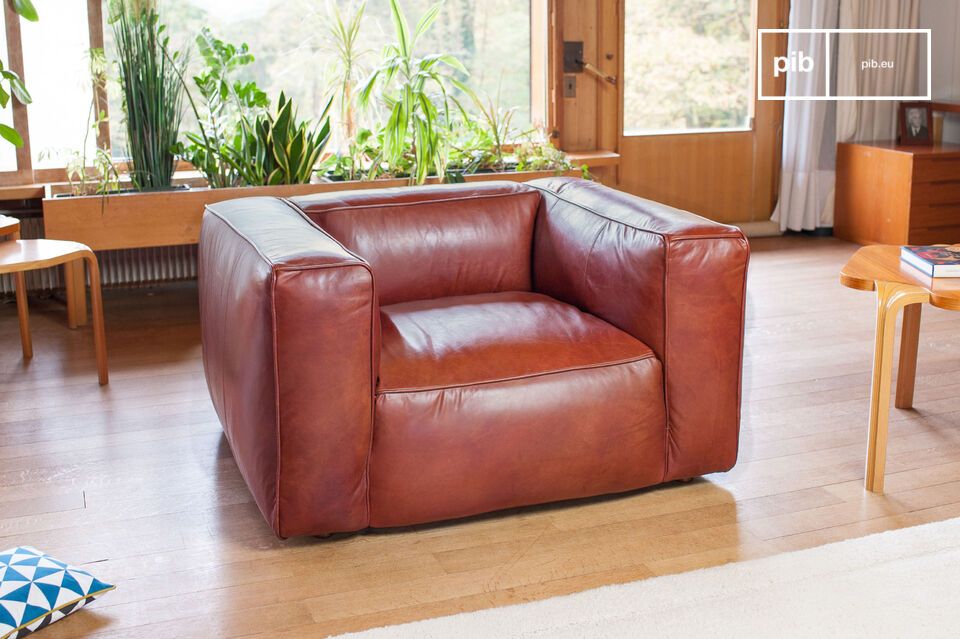 Un fauteuil en cuir d'exception