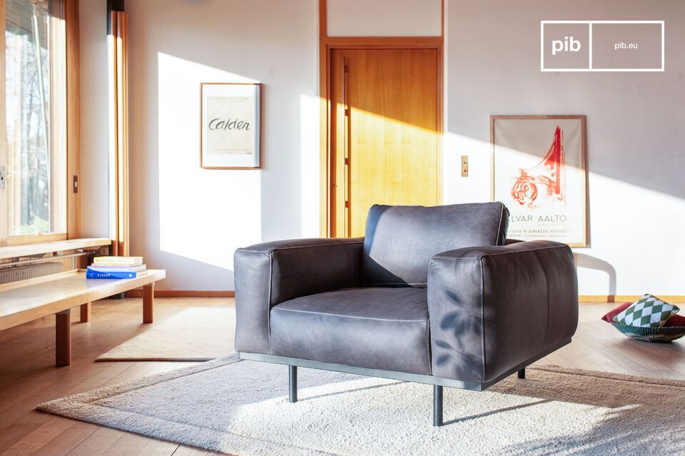 Un fauteuil qui allie esthétique japonaise et design scandinave des 60's