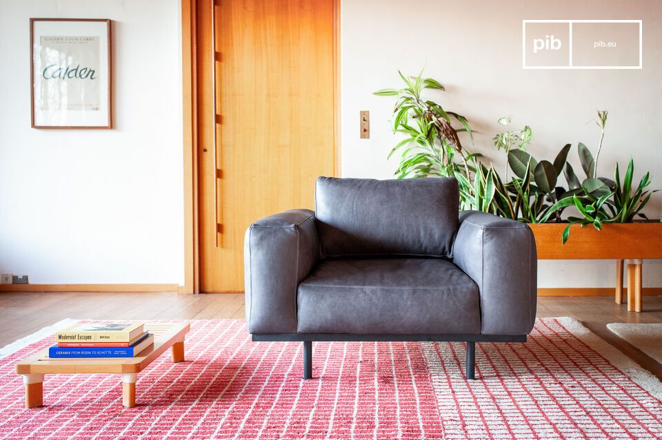 Avec son look épuré et ton sur ton, ce fauteuil saura vous séduire