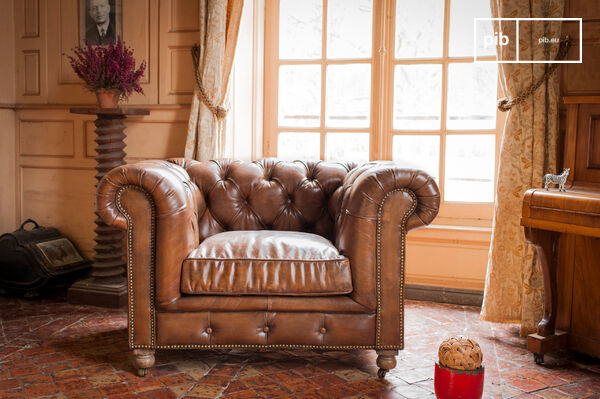 Vintage leather with an exceptional finish