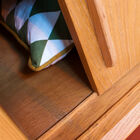 Elegant and discreet wooden slide.