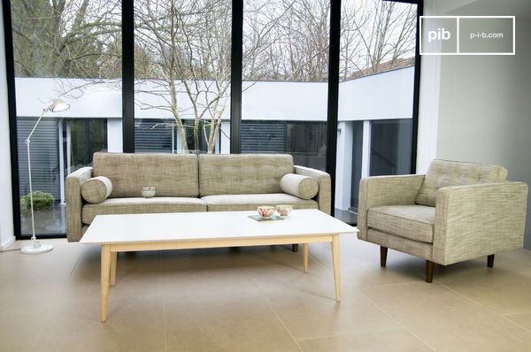 The coffee table displays a line of finesse and Simplicity.