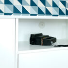 The cabinet has cable glands, almost invisible.