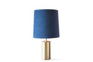Fluwelen lamp en lampenkap Sarhita
