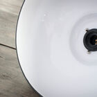 The inside is a brilliant white for a beautiful diffusion.