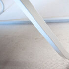 Tubular metal structure covered with a satin white.