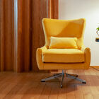 Zijn hoge rugleuning zal u toelaten om u lang op te krullen.