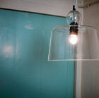 Glass bell suspension light