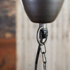 De glazen Trapèze hanglamp voegt een retro touch toe aan je interieur