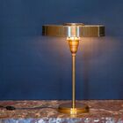 Gilded brass table lamp Amber