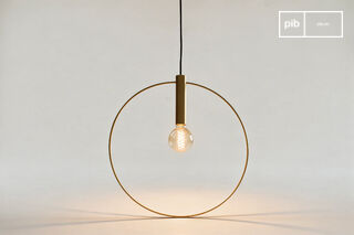 Golden metal suspension Oohalt